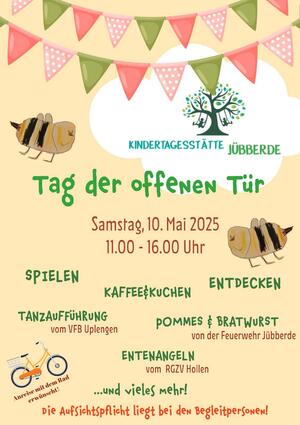 Das Bild zeigt den Flyer zum Tag der offenen Tür