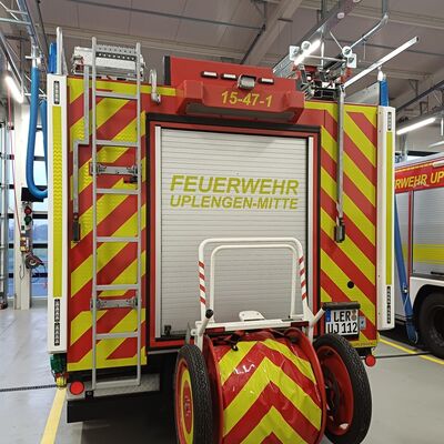 Zu Besuch bei der Feuerwehr Uplengen Mitte
