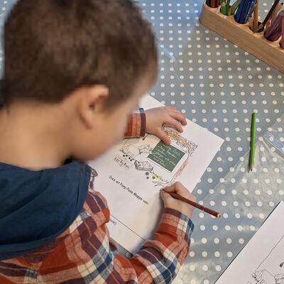 Vorschulaufgaben im Lüttje Pony Plaats