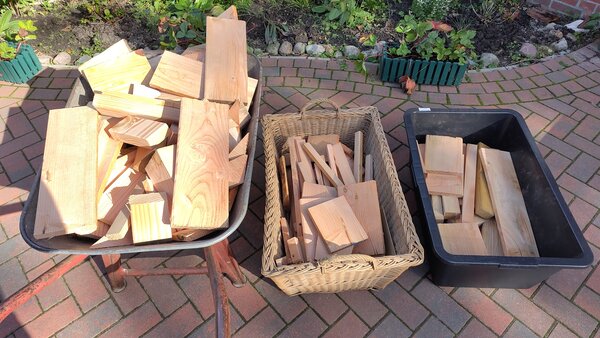 Holzspende zum Klütern